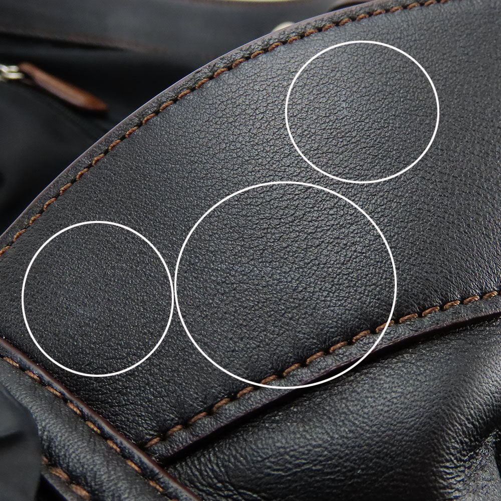 COACH Tote Bag F57540 Canvas, Leather black Women Used Authentic