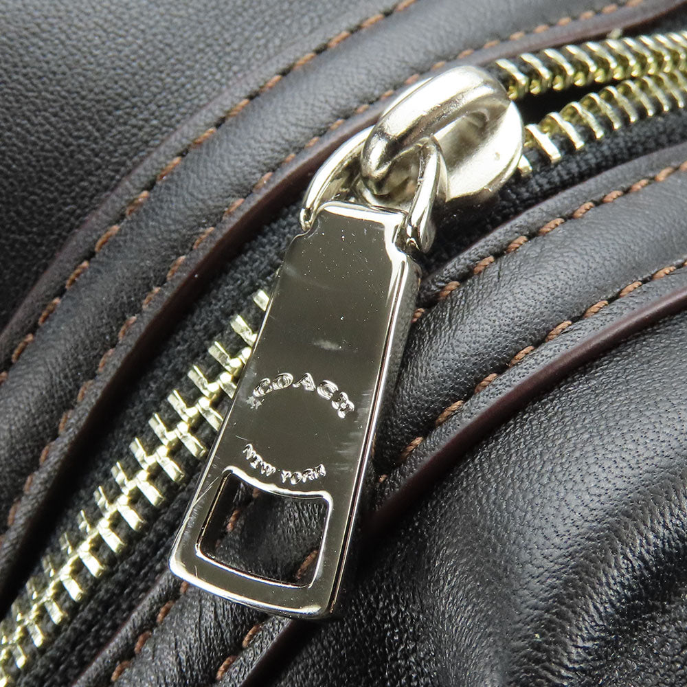 COACH Tote Bag F57540 Canvas, Leather black Women Used Authentic