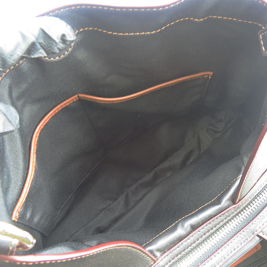 COACH Tote Bag F57540 Canvas, Leather black Women Used Authentic