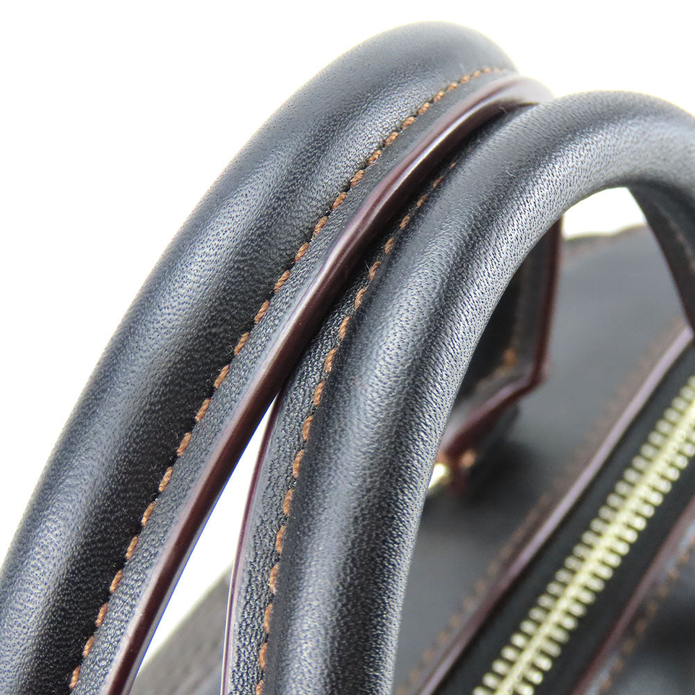 COACH Handbag F57242 Leather, Canvas black Women Used Authentic