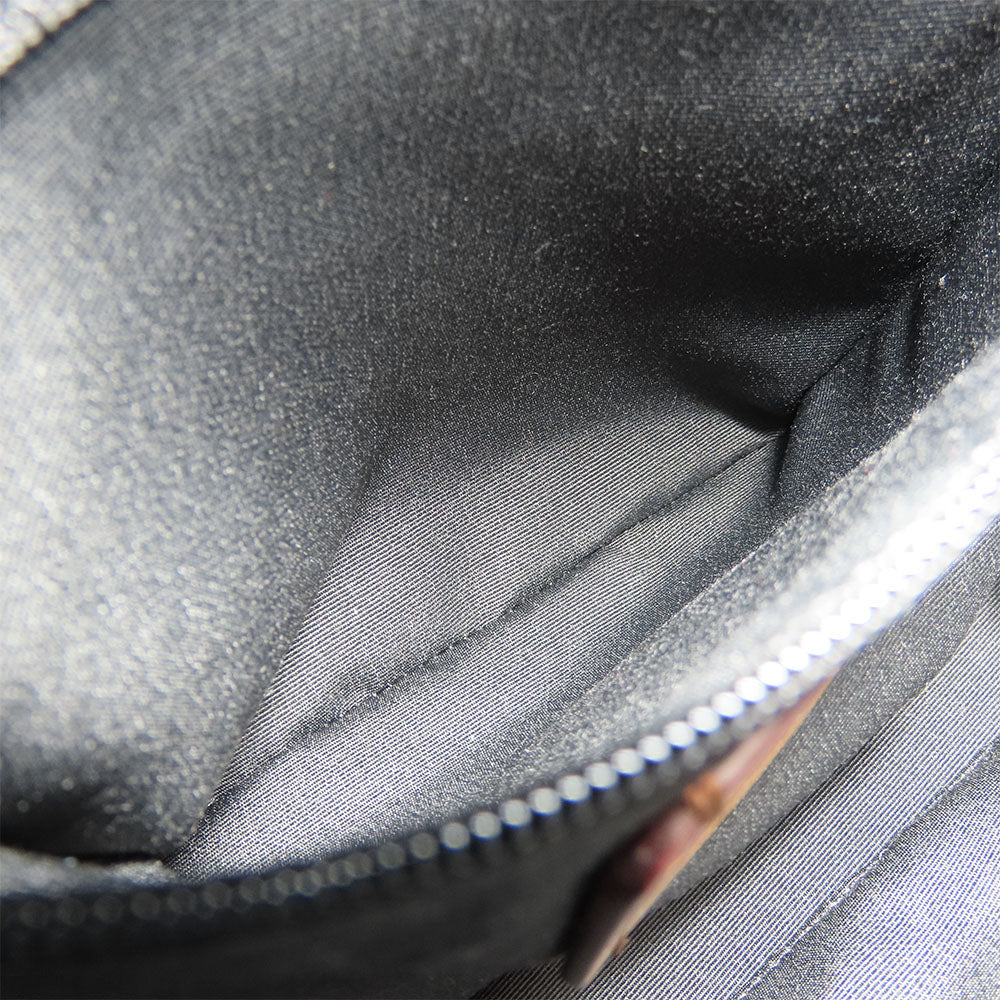 COACH Handbag F57242 Leather, Canvas black Women Used Authentic