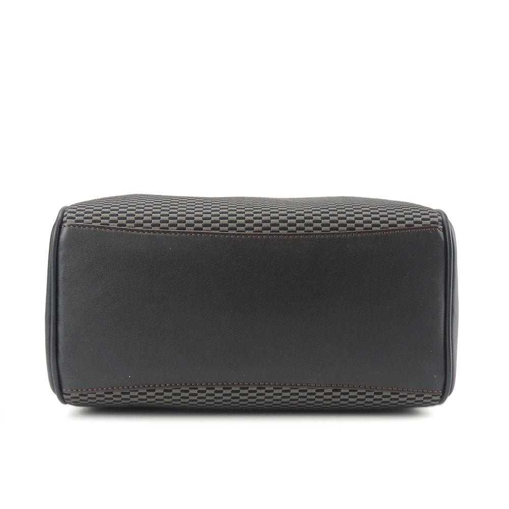 COACH Handbag F57242 Leather, Canvas black Women Used Authentic