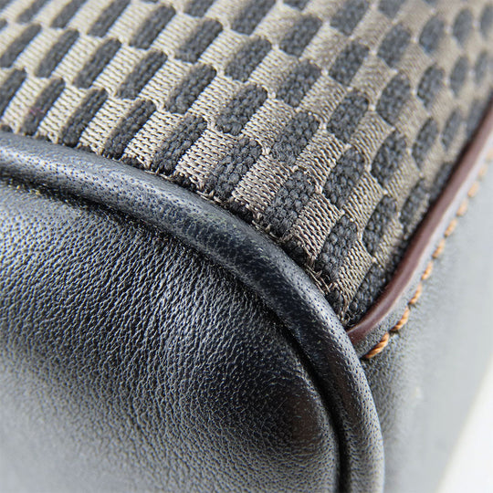 COACH Handbag F57242 Leather, Canvas black Women Used Authentic