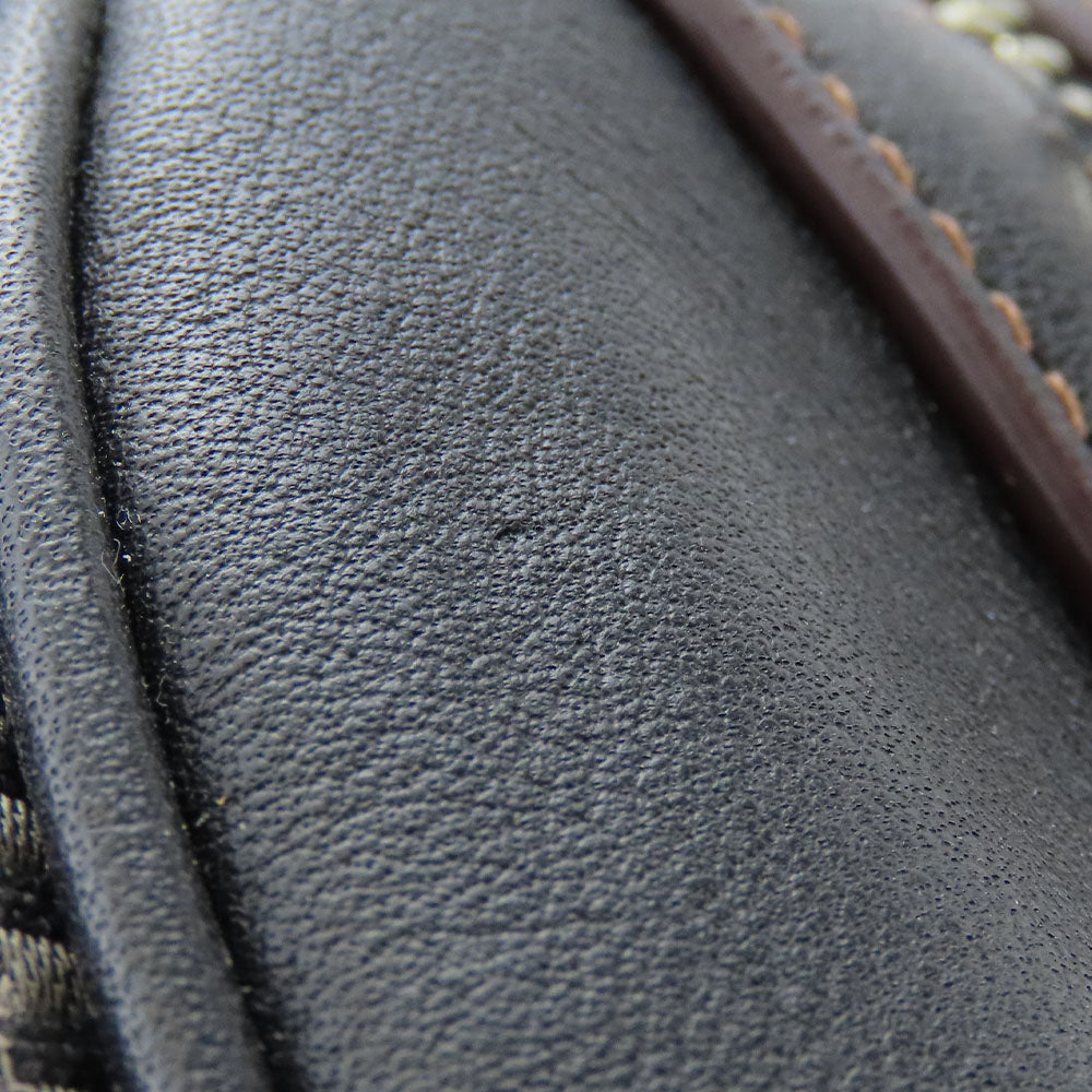 COACH Handbag F57242 Leather, Canvas black Women Used Authentic