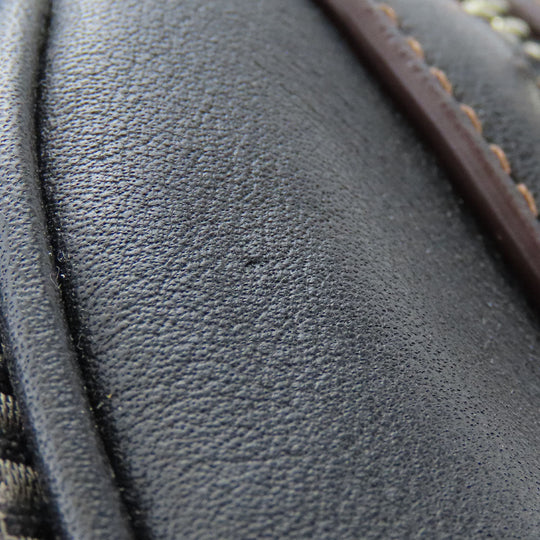 COACH Handbag F57242 Leather, Canvas black Women Used Authentic