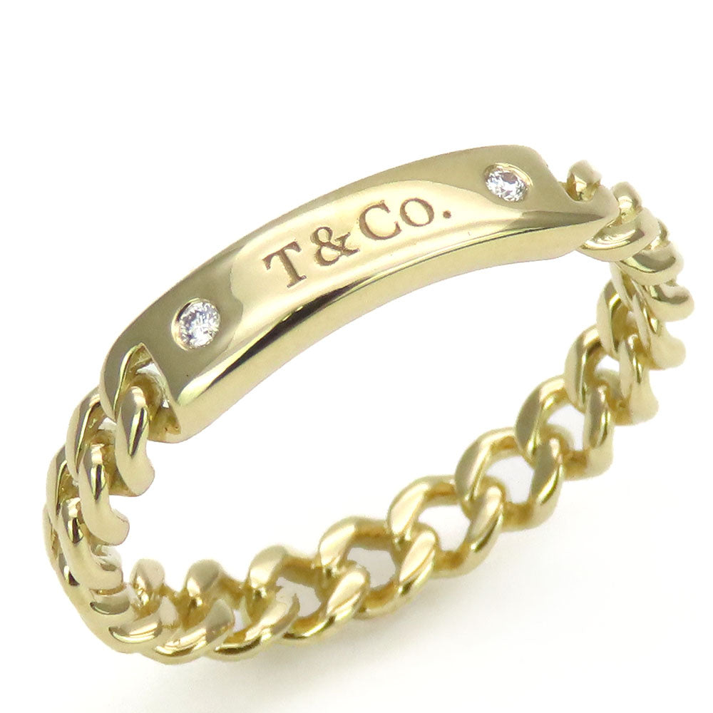 TIFFANY&Co. Ring K18 yellow gold Yellow Gold micro link