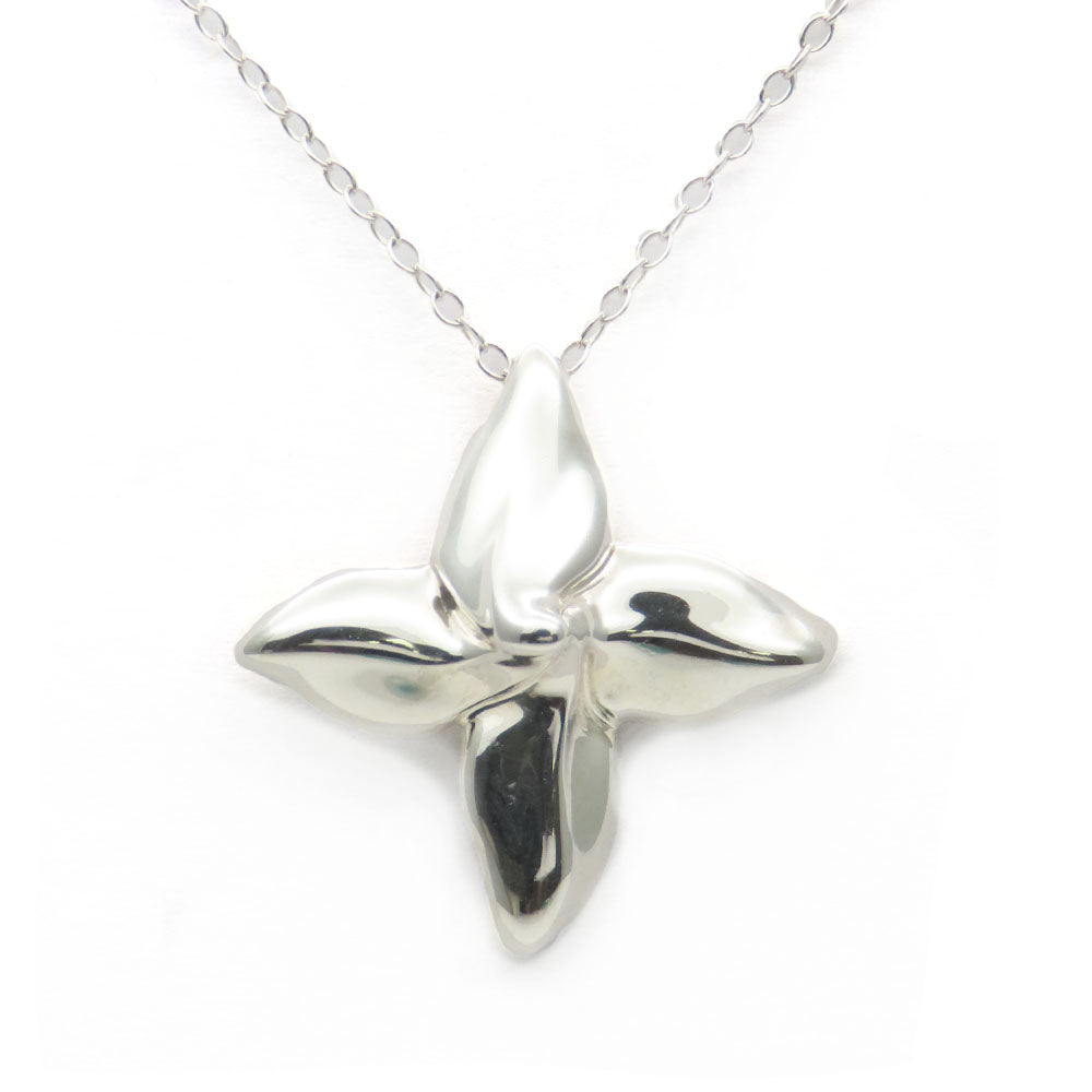 TIFFANY&Co. Necklace Silver925 Silver poinsettia Women Used Authentic