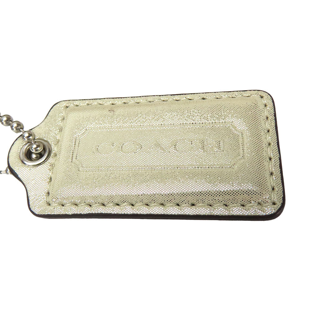 COACH Handbag 19339 Canvas, Leather, Sequins Pink, Multicolor Christine Women Used Authentic