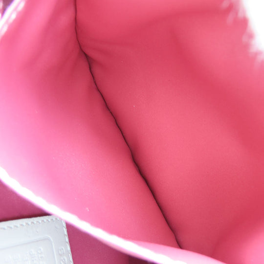 COACH Handbag 19339 Canvas, Leather, Sequins Pink, Multicolor Christine Women Used Authentic