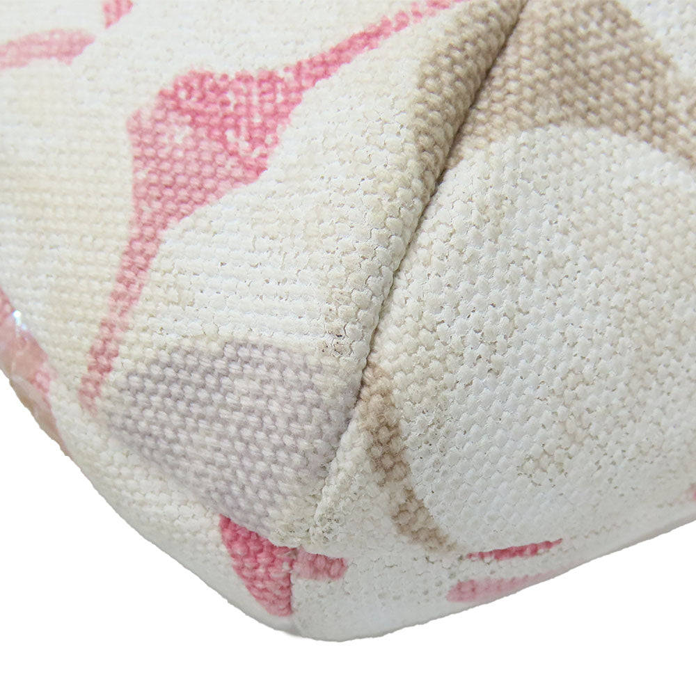 COACH Handbag 19339 Canvas, Leather, Sequins Pink, Multicolor Christine Women Used Authentic