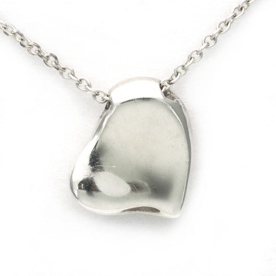 TIFFANY&Co. Necklace Silver925 Silver Full heart Women Used Authentic