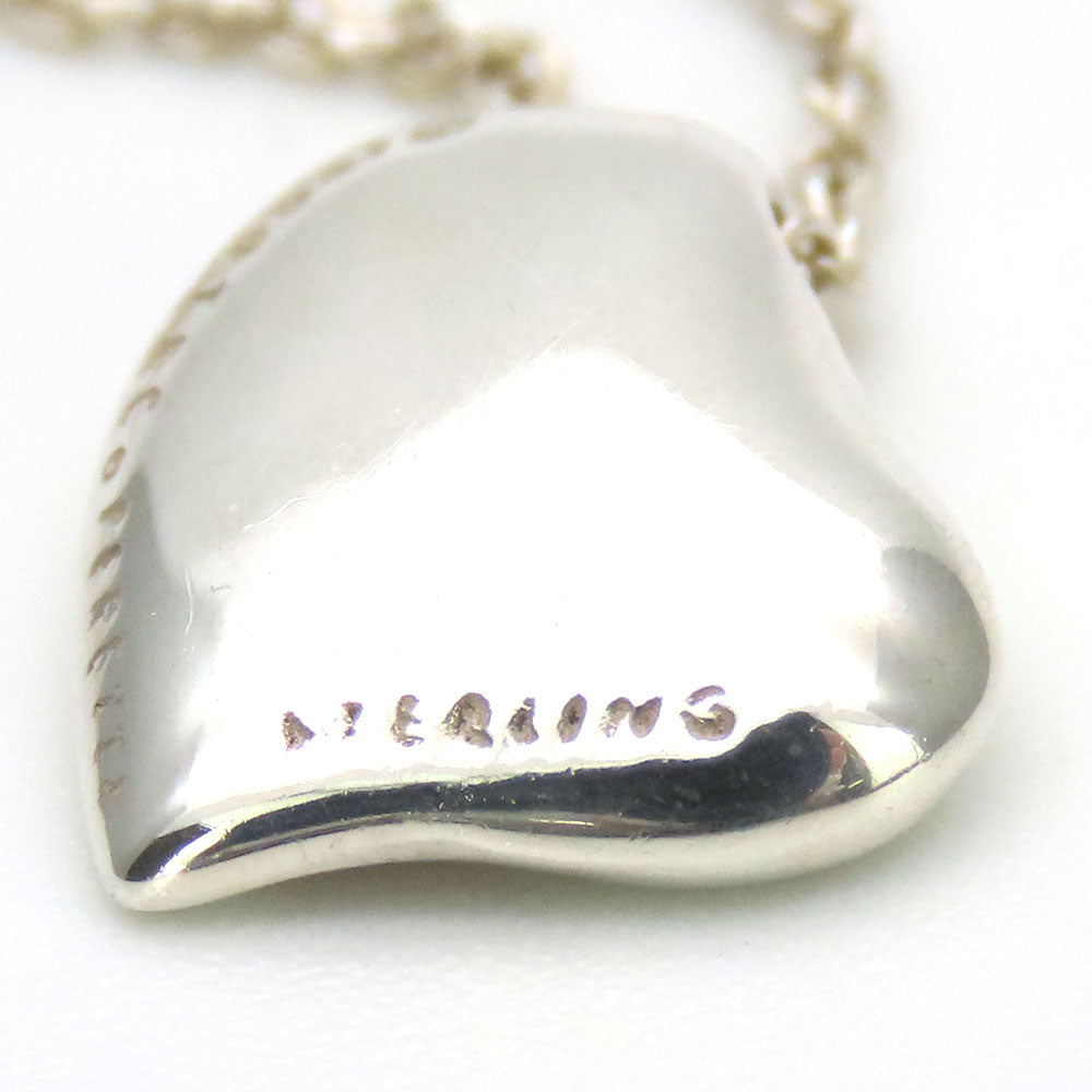 TIFFANY&Co. Necklace Silver925 Silver Full heart Women Used Authentic