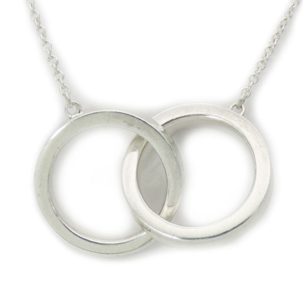 TIFFANY&Co. Necklace Silver925 Silver 1837 Interlocking circle Women Used Authentic