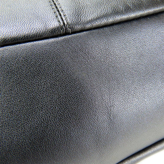 COACH Tote Bag F17571 leather black Women Used Authentic