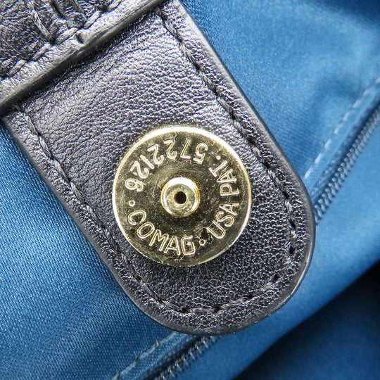 COACH Tote Bag F17571 leather black Women Used Authentic