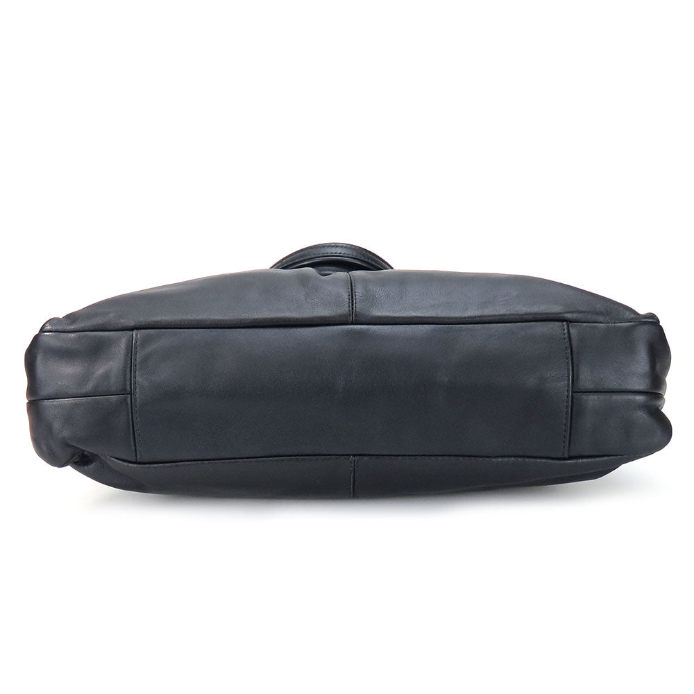 COACH Tote Bag F17571 leather black Women Used Authentic