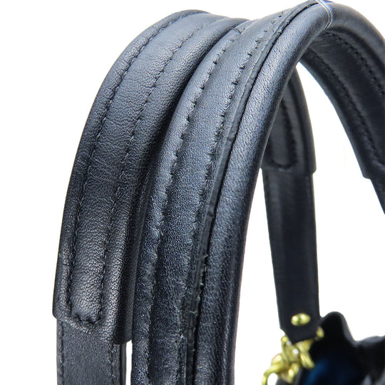 COACH Tote Bag F17571 leather black Women Used Authentic