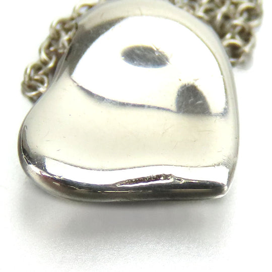 TIFFANY&Co. Necklace Silver925 Silver Elsa Perutti Full heart Women Used Authentic