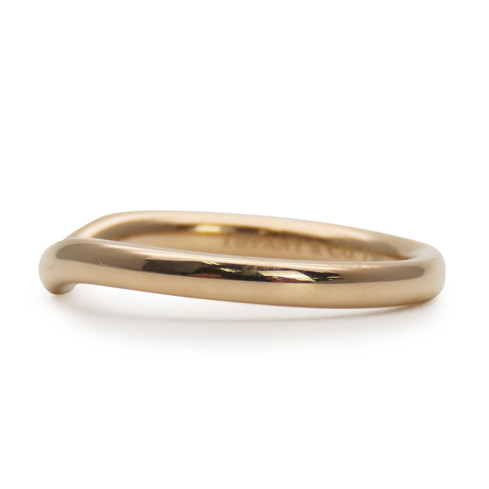 TIFFANY&Co. Ring K18 Pink Gold Pink gold Curved band