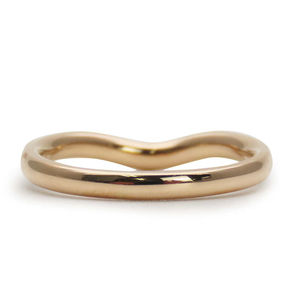 TIFFANY&Co. Ring K18 Pink Gold Pink gold Curved band