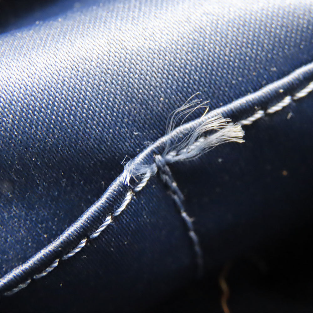 COACH Tote Bag F32622 Canvas, Leather Navy Signature Women Used Authentic