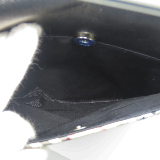 BURBERRY Shoulder Bag Canvas, Leather black Women Used Authentic