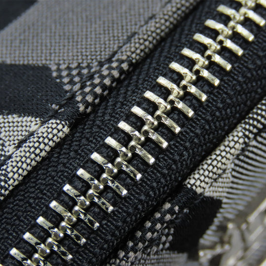 COACH Handbag 16901 canvas black Op art