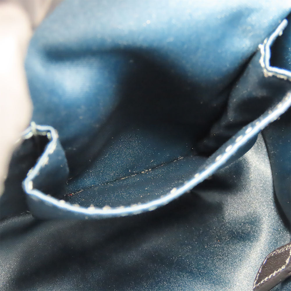 COACH Handbag 16901 canvas black Op art