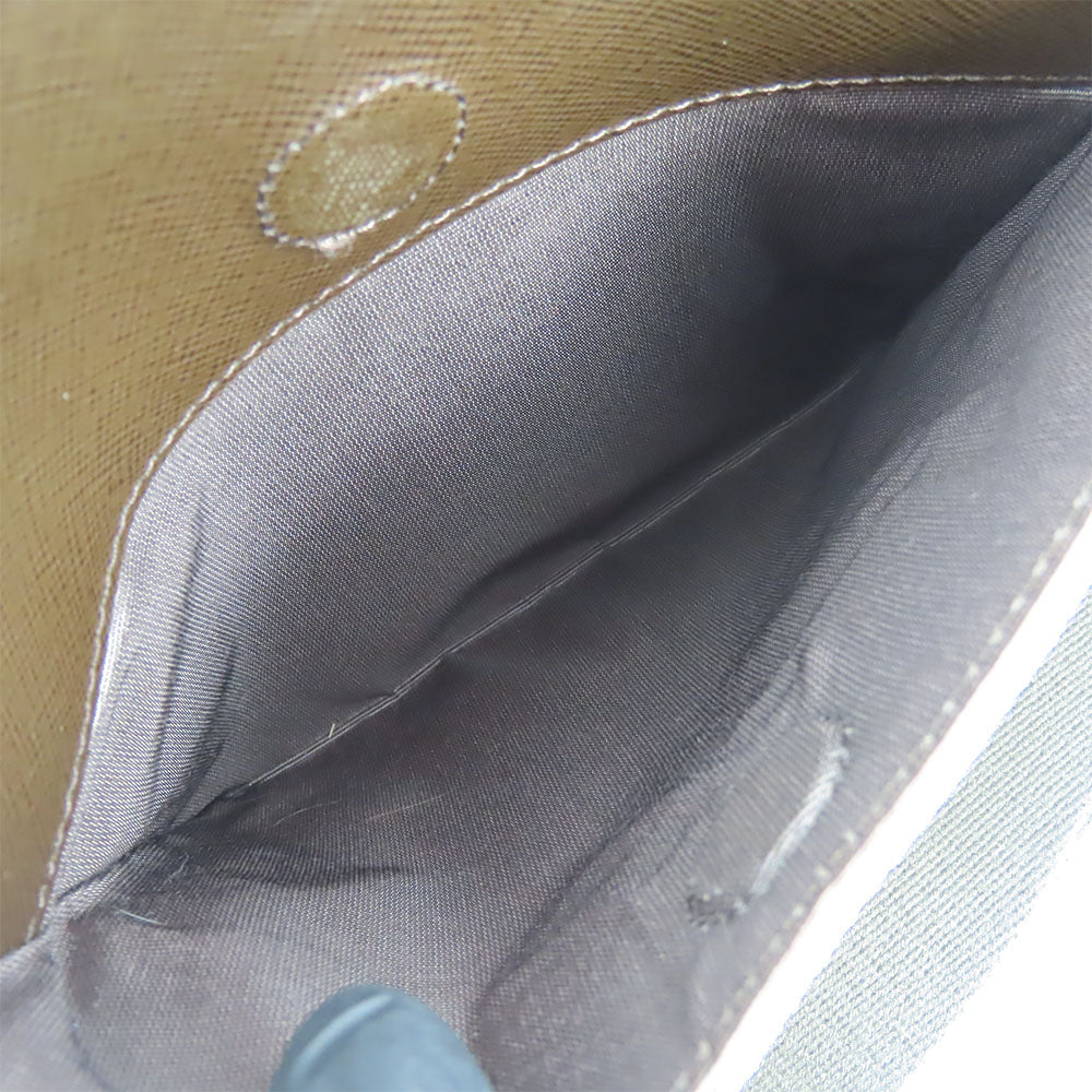 BURBERRY Shoulder Bag Canvas, Leather Brown Women Used Authentic