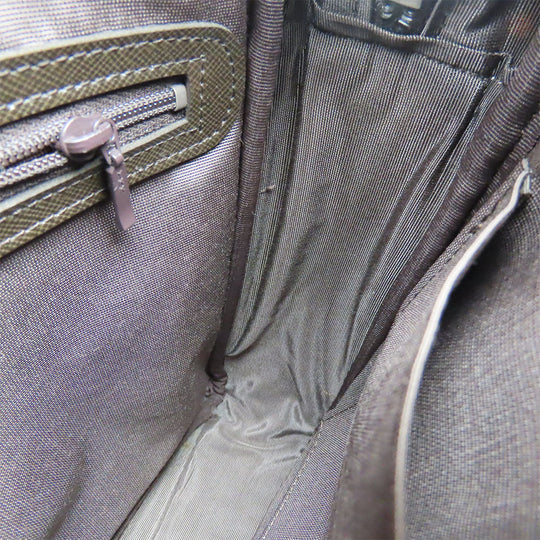 BURBERRY Shoulder Bag Canvas, Leather Brown Women Used Authentic