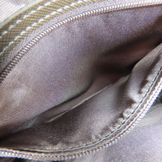 BURBERRY Shoulder Bag Canvas, Leather Brown Women Used Authentic