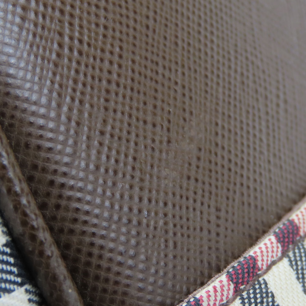 BURBERRY Shoulder Bag Canvas, Leather Brown Women Used Authentic