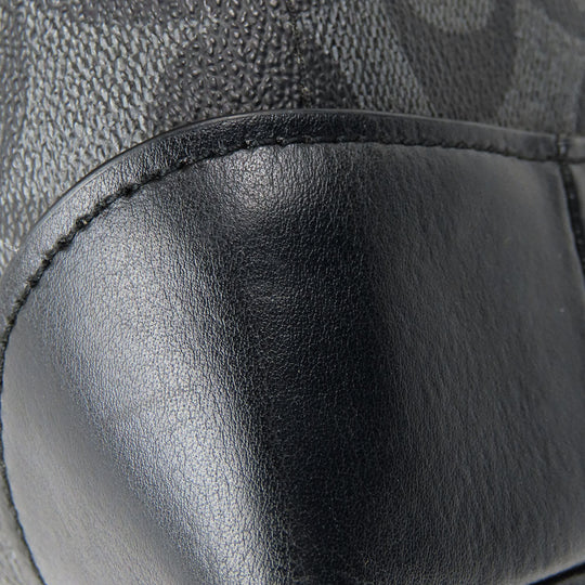 COACH Tote Bag F29208 Leather, PVC black Signature Women Used Authentic