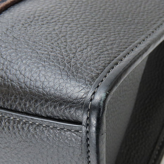 COACH Tote Bag CM067 leather black Women Used Authentic