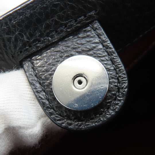 COACH Tote Bag CM067 leather black Women Used Authentic