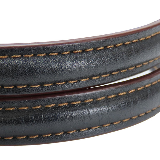 COACH Handbag F59354 leather black Women Used Authentic