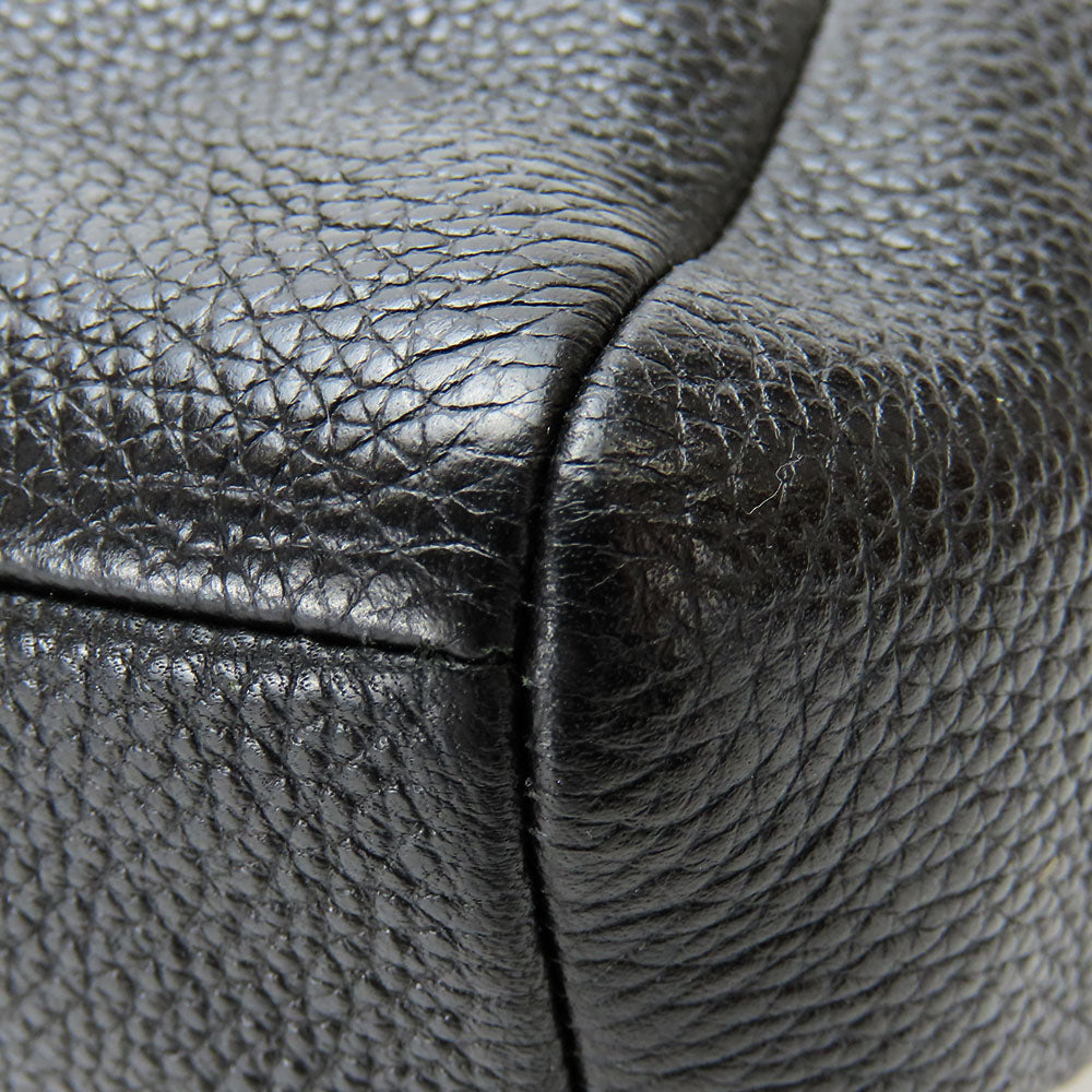 COACH Handbag F59354 leather black Women Used Authentic