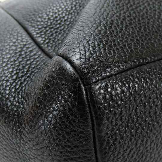 COACH Handbag F59354 leather black Women Used Authentic