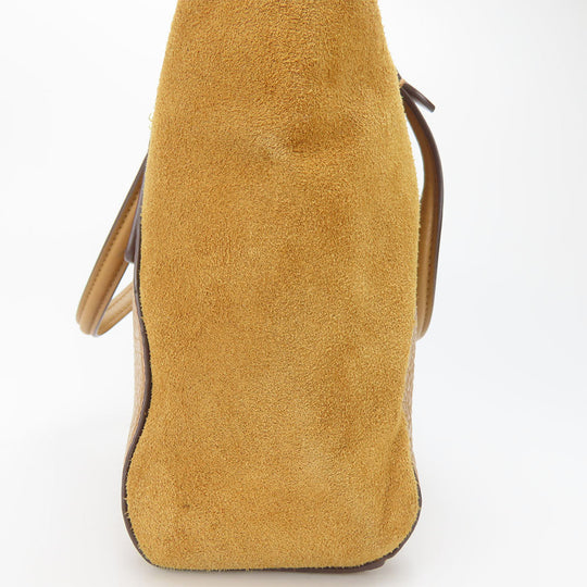 COACH Handbag F79999 Leather, Suede Brown Women Used Authentic