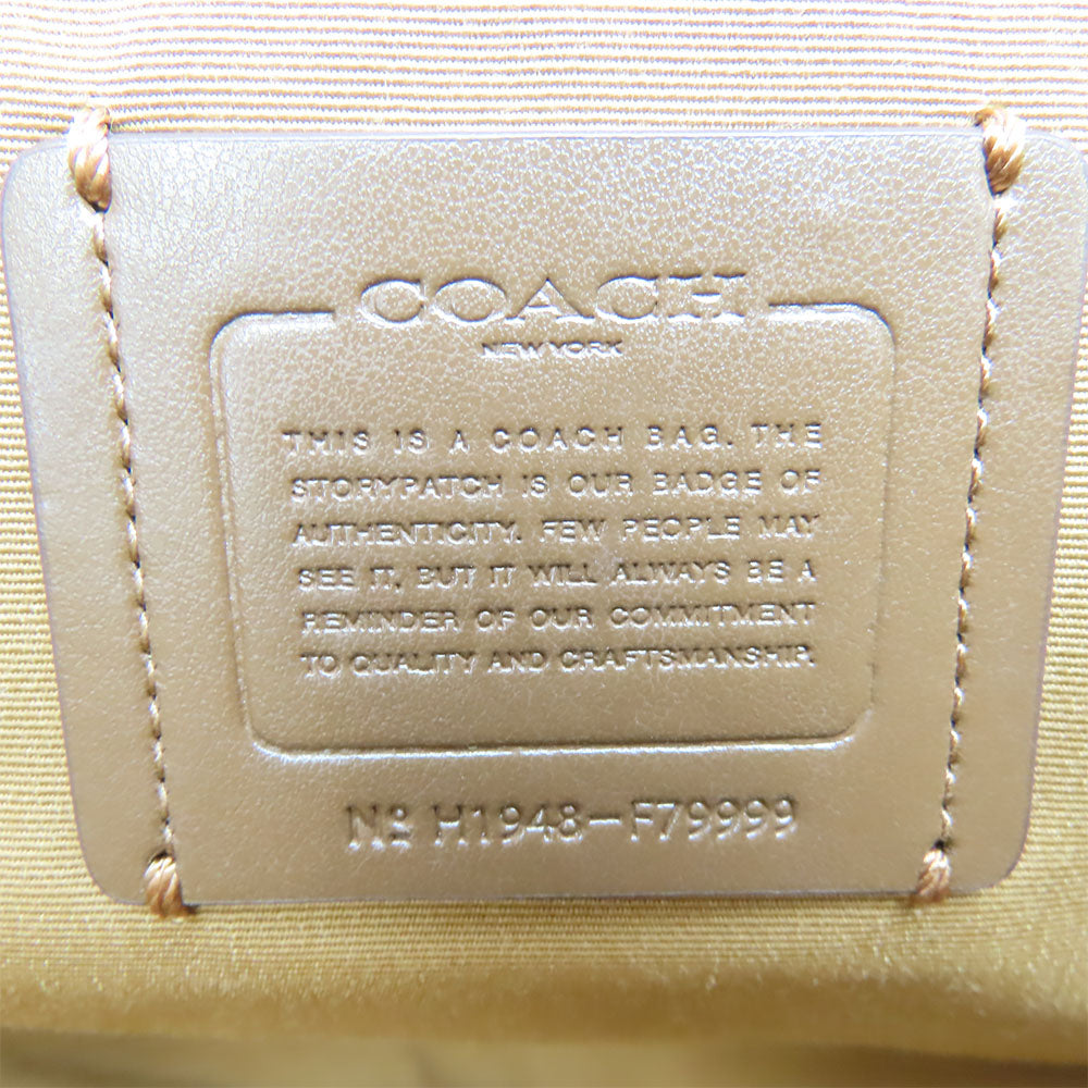 COACH Handbag F79999 Leather, Suede Brown Women Used Authentic