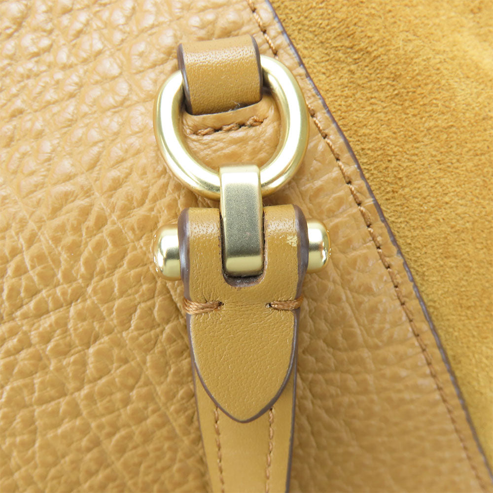 COACH Handbag F79999 Leather, Suede Brown Women Used Authentic