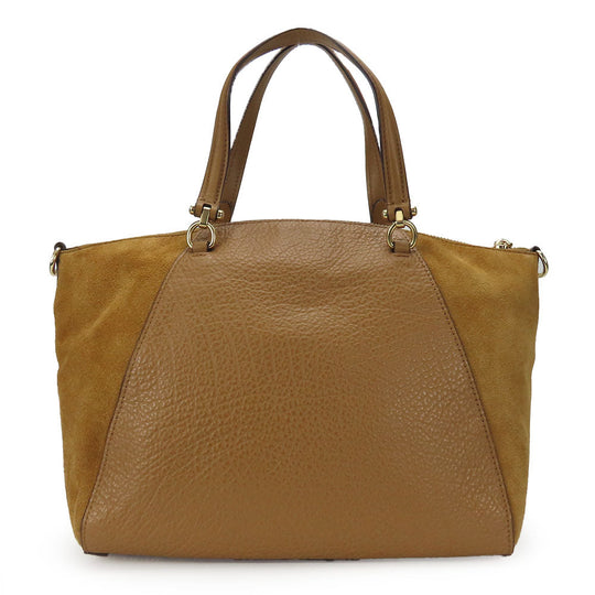 COACH Handbag F79999 Leather, Suede Brown Women Used Authentic