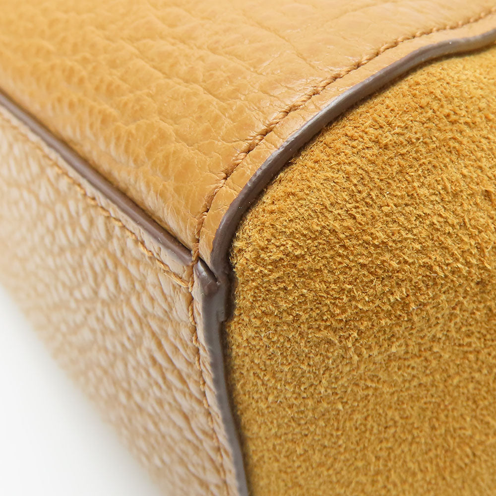 COACH Handbag F79999 Leather, Suede Brown Women Used Authentic