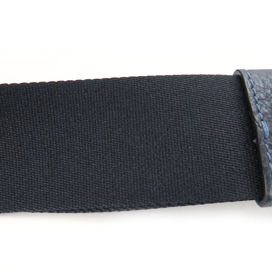 COACH Messenger bag C5291 Canvas, Leather Navy Signature Thompson mens Used Authentic