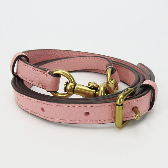 COACH Handbag 5208 leather wine-red Women Used Authentic