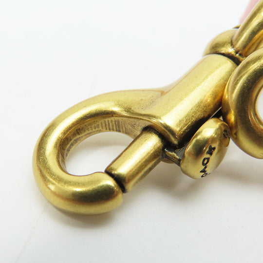 COACH Handbag 5208 leather wine-red Women Used Authentic