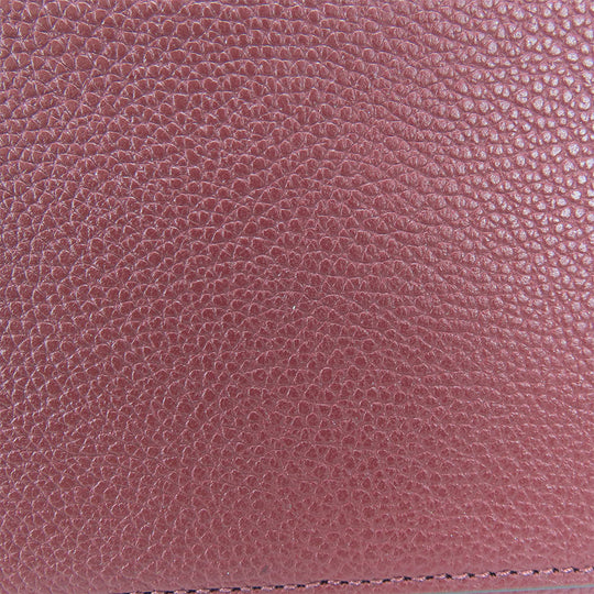 COACH Handbag 5208 leather wine-red Women Used Authentic