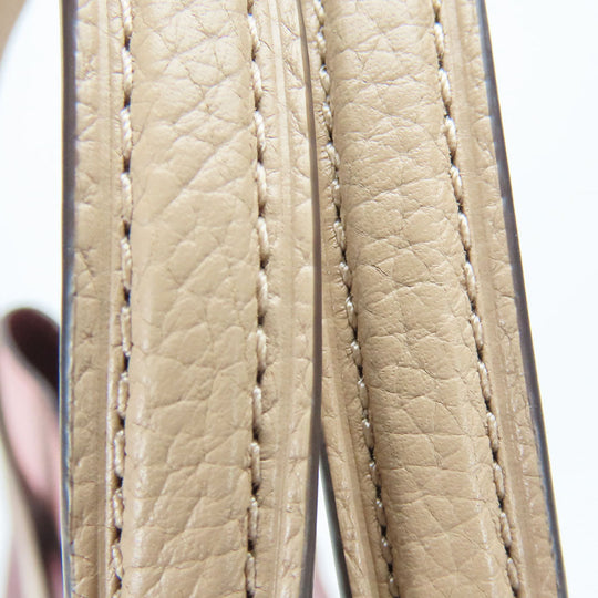 COACH Handbag 5208 leather wine-red Women Used Authentic