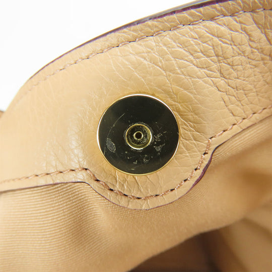 COACH Tote Bag F57545 leather beige Women Used Authentic