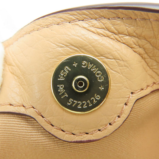 COACH Tote Bag F57545 leather beige Women Used Authentic